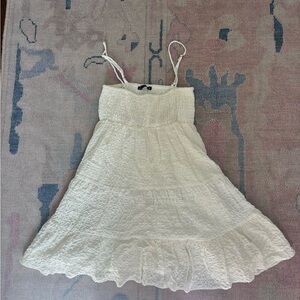 Zara White Smocked Tiered Sundress
Size XS
